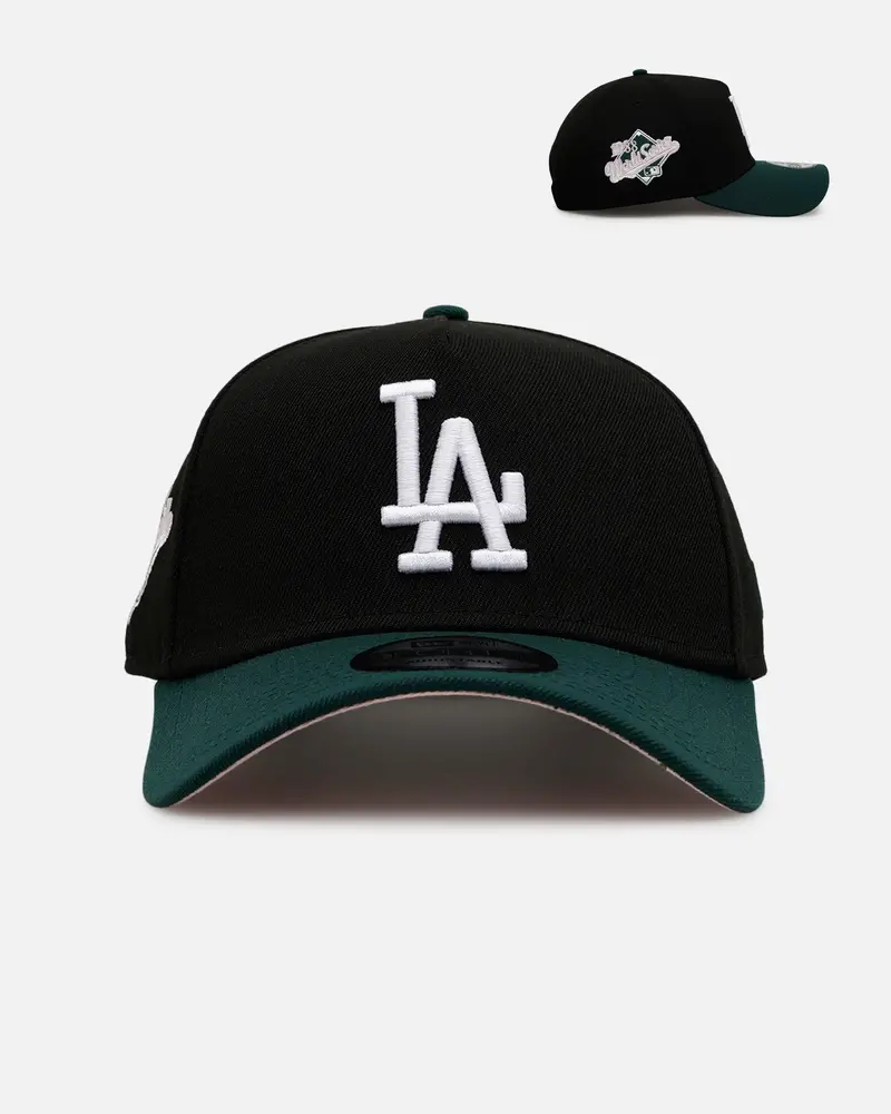 New Era Los Angeles Dodgers 'Black Dark Green' 9Forty A-Frame Snapback Black/Dark Green 1