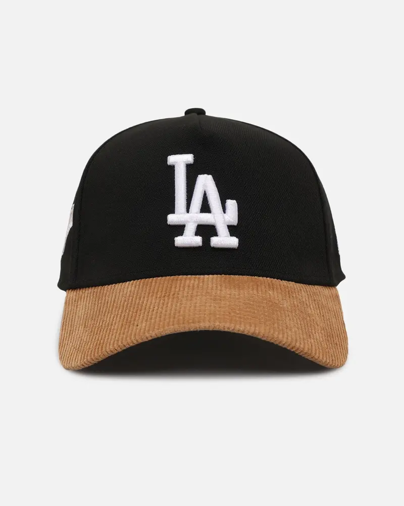 New Era Los Angeles Dodgers 'Black Wheat' 39Thirty A-Frame Stretch Fit Black/Wheat 1