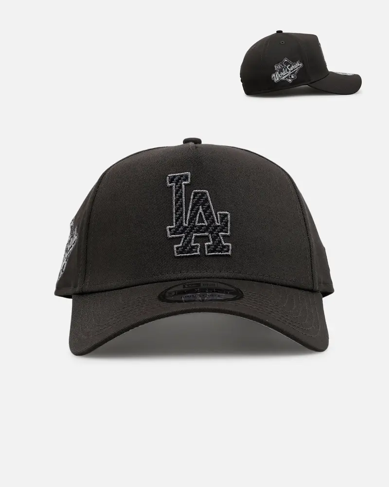 New Era Los Angeles Dodgers 'Carbon Weave' 9Forty A-Frame Snapback Black 1