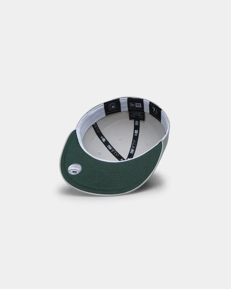 New Era Los Angeles Dodgers 'Chain Stitch' 59Fifty Fitted Stone 7