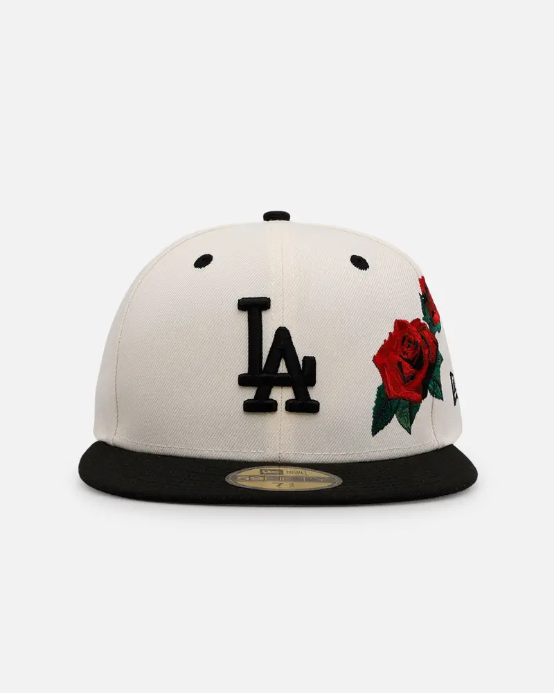 New Era Los Angeles Dodgers 'Chrome Black Roses' 59Fifty Fitted Chrome/Black 1