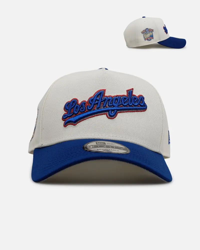 New Era Los Angeles Dodgers 'Chrome Metallic Wordmark' 9Forty A-Frame Snapback Chrome 1