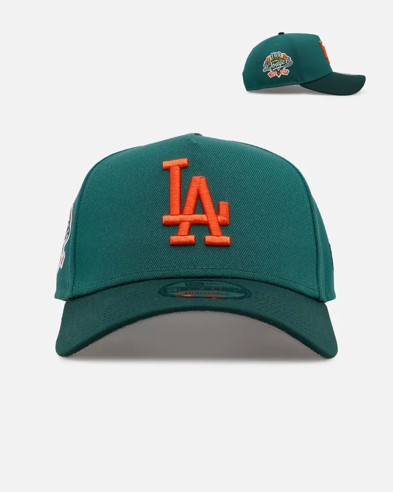 New Era Los Angeles Dodgers 'Citrus 2.0' 9Forty A-Frame Snapback Dark Green/Orange 1