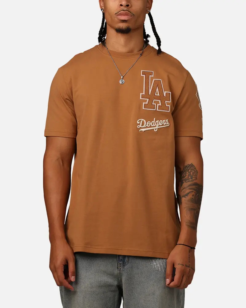 New Era Los Angeles Dodgers Cord T-Shirt Medium Beige 1
