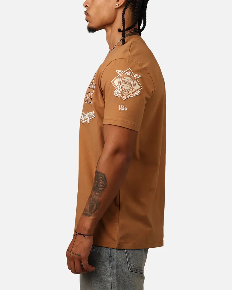New Era Los Angeles Dodgers Cord T-Shirt Medium Beige 5
