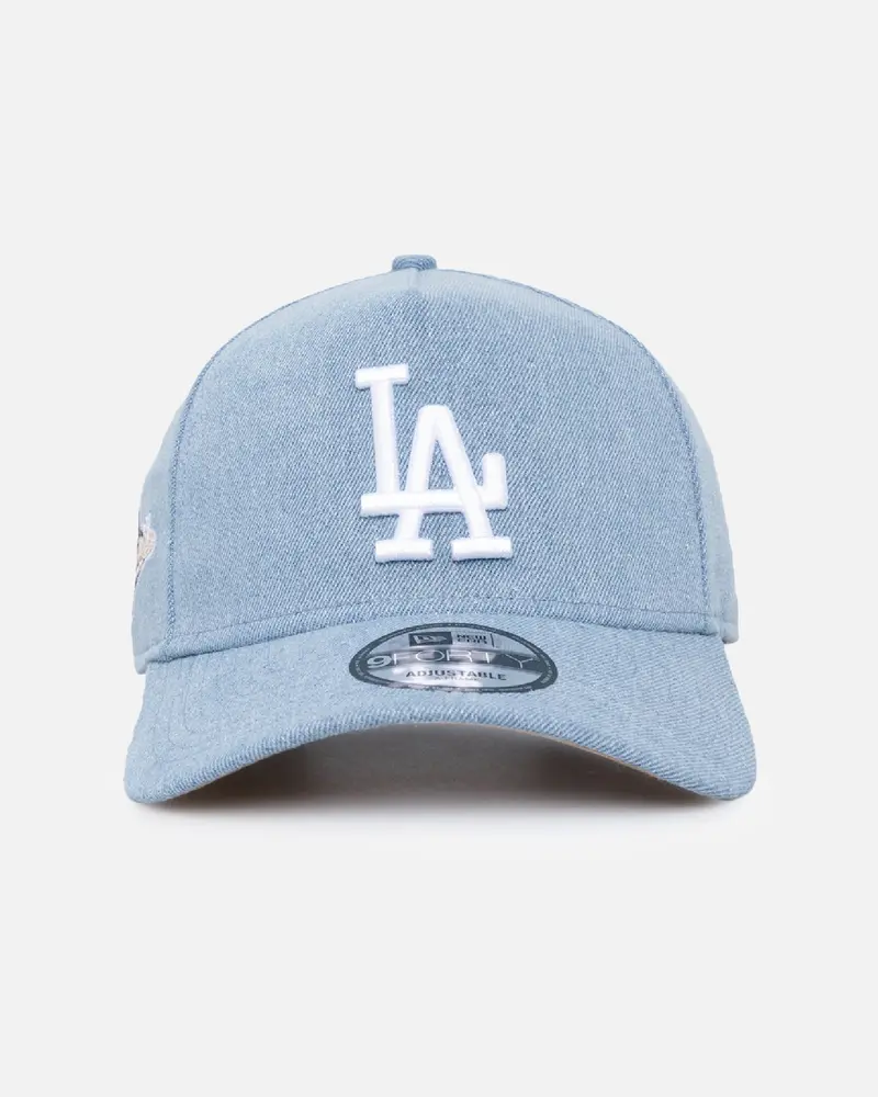 New Era Los Angeles Dodgers 'Denim White' 9Forty A-Frame Snapback Denim/Wheat/White 1