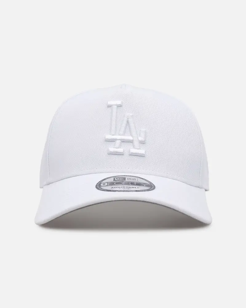 New Era Los Angeles Dodgers 'Easy White' 9Forty A-Frame Snapback White/White 1