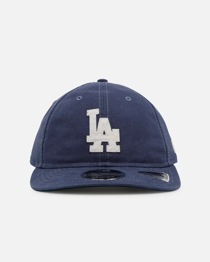 New Era Los Angeles Dodgers 'Felt Logo' 9Fifty Retro Crown Strapback Blue 1