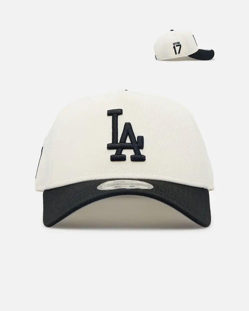 New Era Los Angeles Dodgers "Japan Pack" Ohtani Side Patch 9Forty A-Frame Snapback Chrome/Black 1