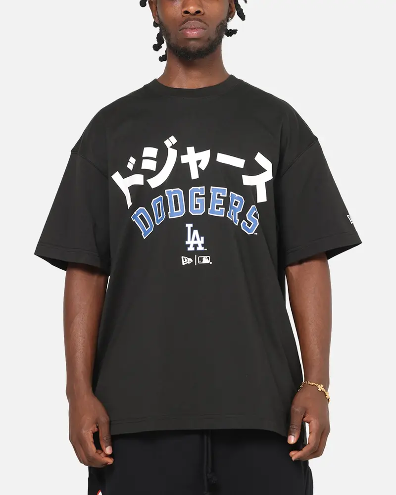 New Era Los Angeles Dodgers Kanji T-Shirt Black 1
