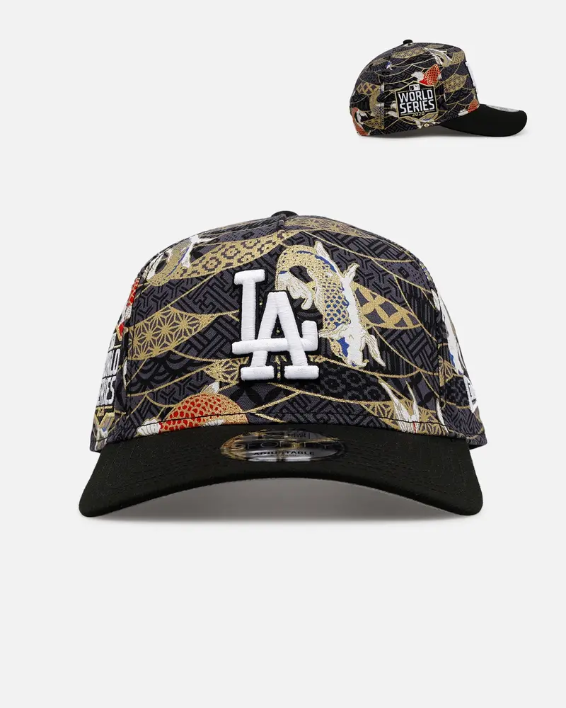 New Era Los Angeles Dodgers 'Koi' 9Forty A-Frame Snapback Black/Multi-Colored 1