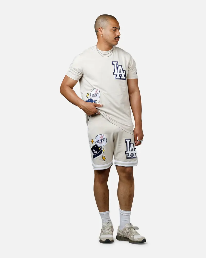 New Era Los Angeles Dodgers 'Logo Select' Summer T-Shirt Stone 3