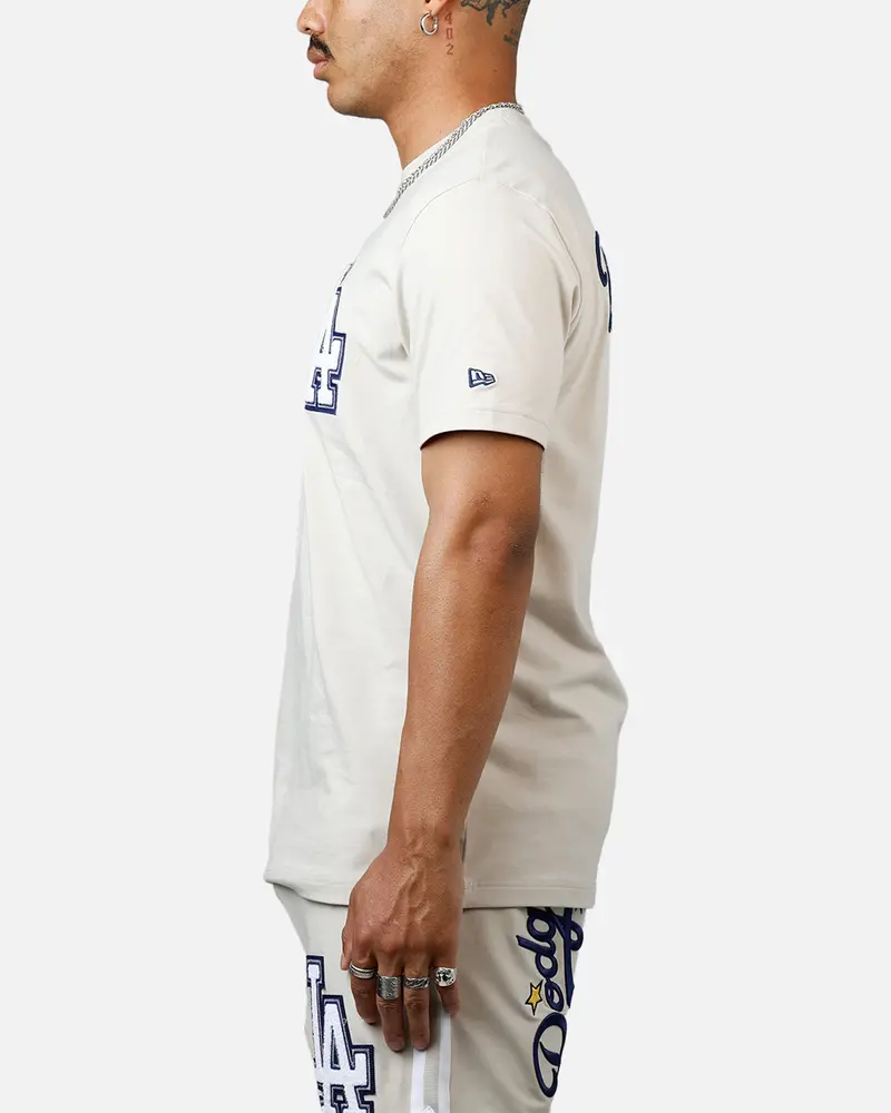 New Era Los Angeles Dodgers 'Logo Select' Summer T-Shirt Stone 5
