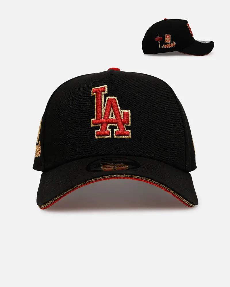 New Era Los Angeles Dodgers 'Longevity' 9Forty A-Frame Snapback Black/Red 1