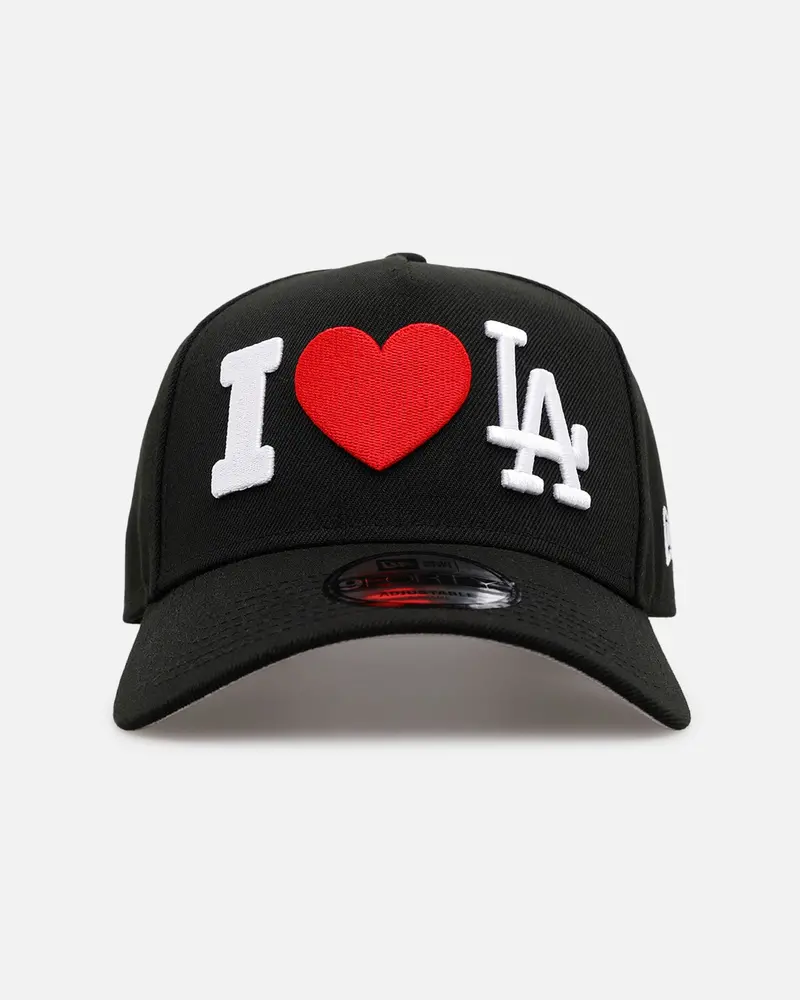 New Era Los Angeles Dodgers 'Love' 9Forty A-Frame Snapback Black 1