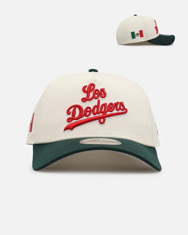 New Era Los Angeles Dodgers 'Mexican Independence Day' 9Forty A-Frame Snapback Chrome/Dark Green 1