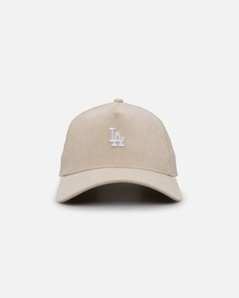 New Era Los Angeles Dodgers 'Micro Cord Cream' 9Forty A-Frame Snapback Cream/White 1