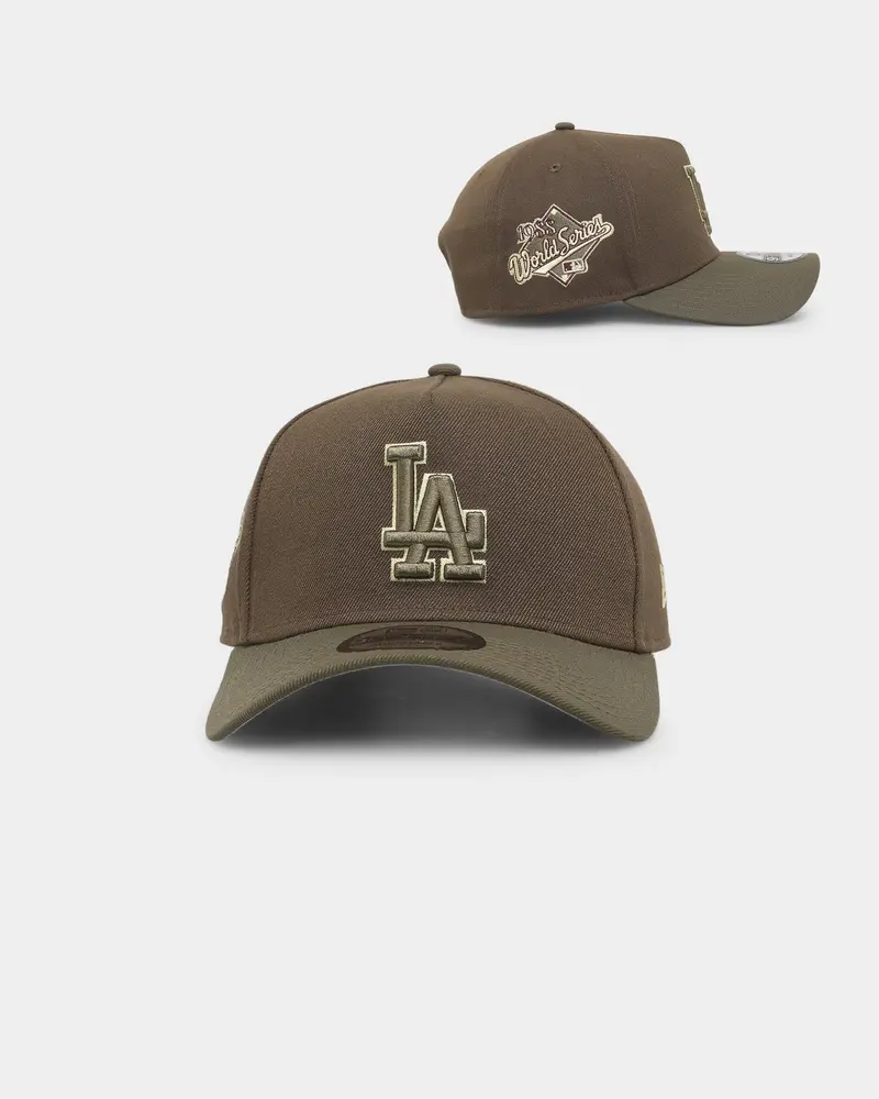 New Era Los Angeles Dodgers 'Mixed Olives' World Series 9Forty A-Frame Snapback Mixed Olives 1