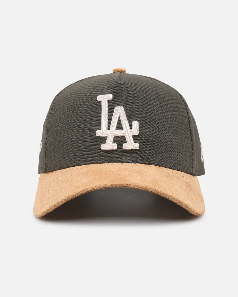 New Era Los Angeles Dodgers 'Moss Canvas Wheat' 9Forty A-Frame Snapback Moss Canvas/Ivory 1