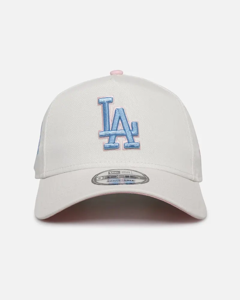 New Era Los Angeles Dodgers 'Pastel' 9Forty A-Frame Snapback Chrome White 1