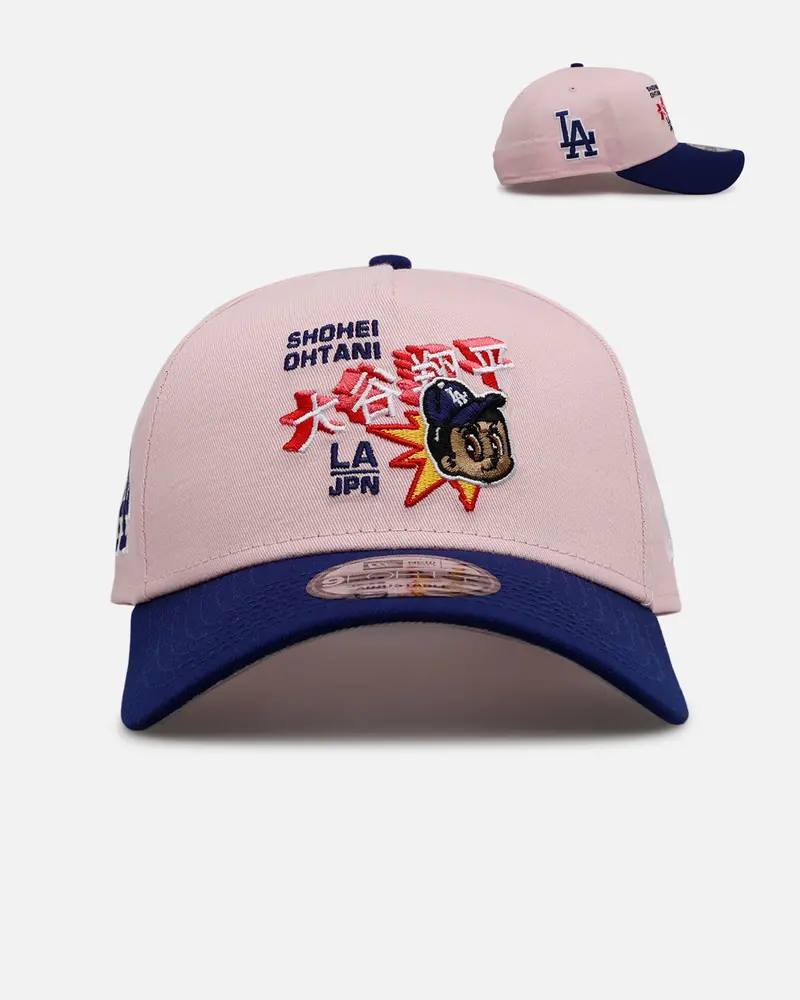 New Era Los Angeles Dodgers 'Pink Crown' Ohtani 9Forty A-Frame Snapback Pink 1