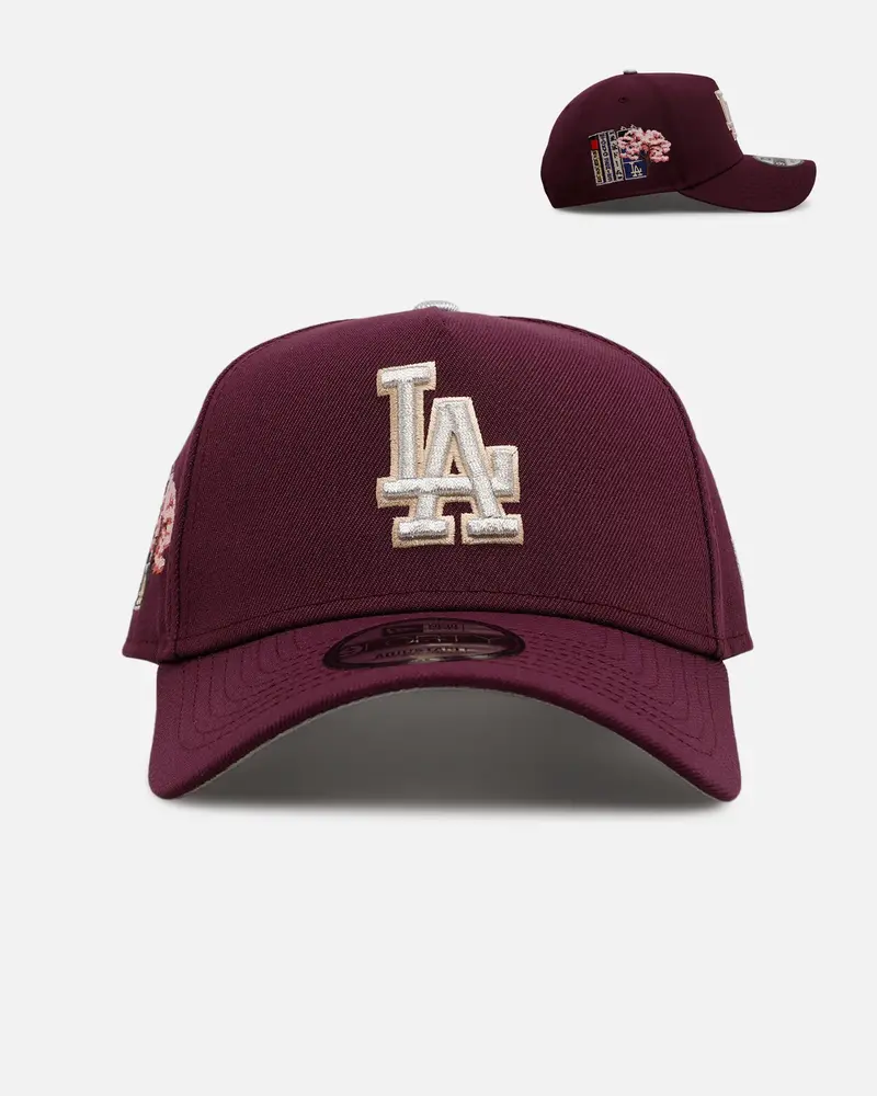 New Era Los Angeles Dodgers 'Plum' 9Forty A-Frame Snapback Plum 1