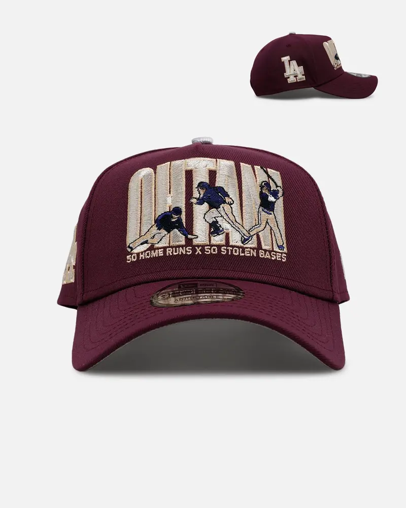 New Era Los Angeles Dodgers 'Plum' Ohtani 9Forty A-Frame Snapback Plum 1