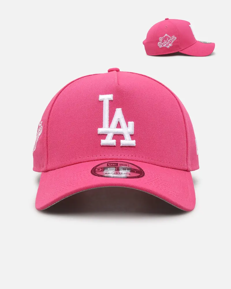New Era Los Angeles Dodgers 'Polychromatic' 9Forty A-Frame Snapback Pink 1