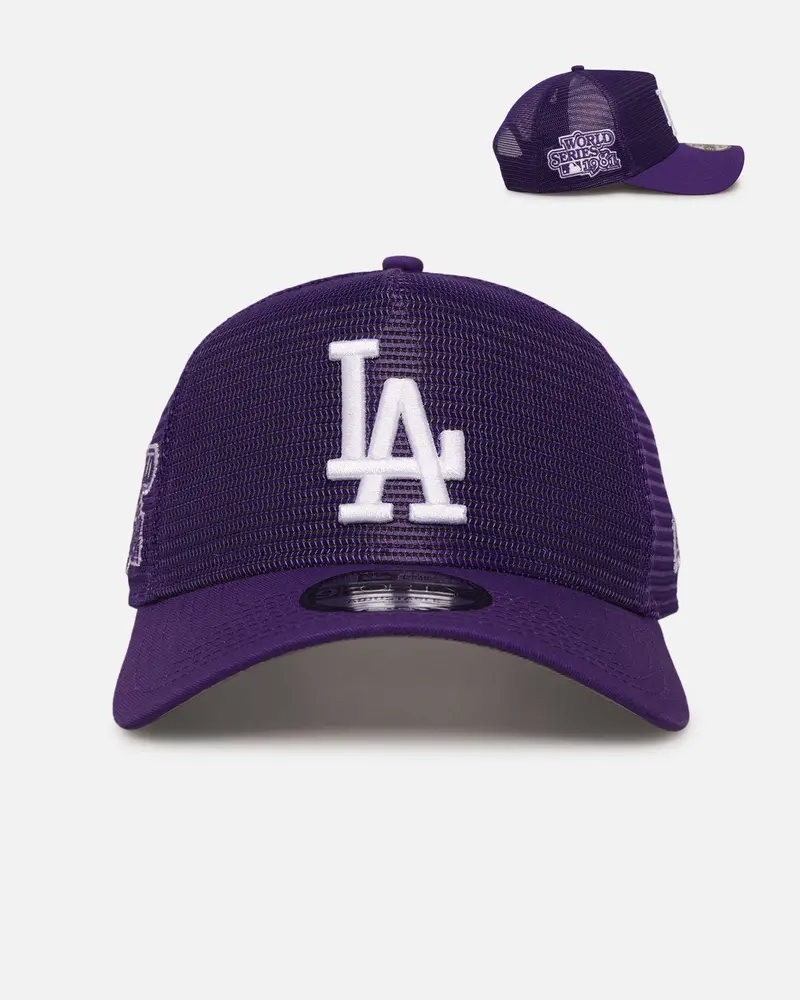 New Era Los Angeles Dodgers 'Polychromatic Mesh' 9Forty A-Frame Snapback True Purple 1