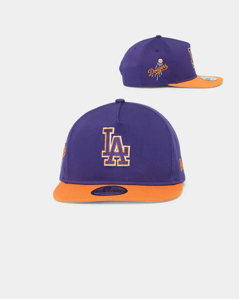 New Era Los Angeles Dodgers "Purple Valley" Old Golfer Snapback Purple/Orange 1