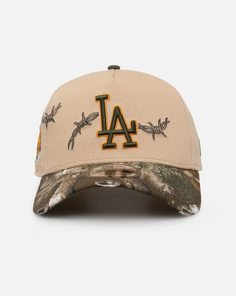 New Era Los Angeles Dodgers 'Real Tree Edge Grit' 9Forty A-Frame Snapback Oat Milk/Real Tree 1