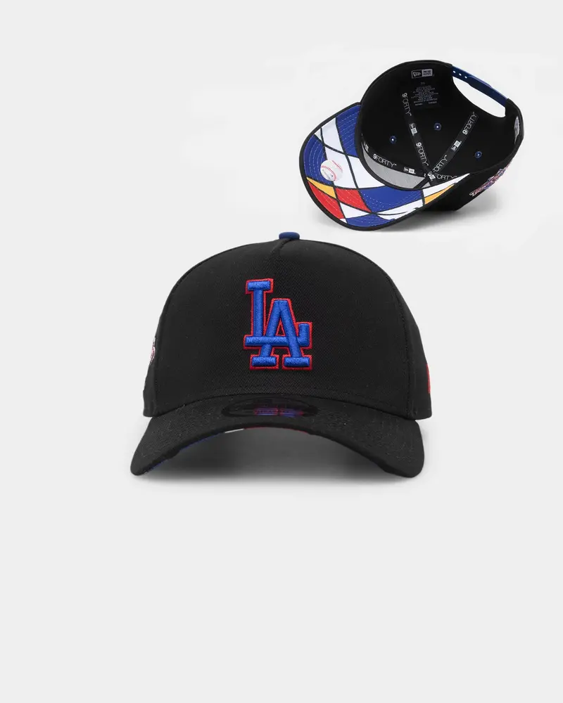New Era Los Angeles Dodgers 'Retro Mosaic' 9Forty A-Frame Snapback Black 1