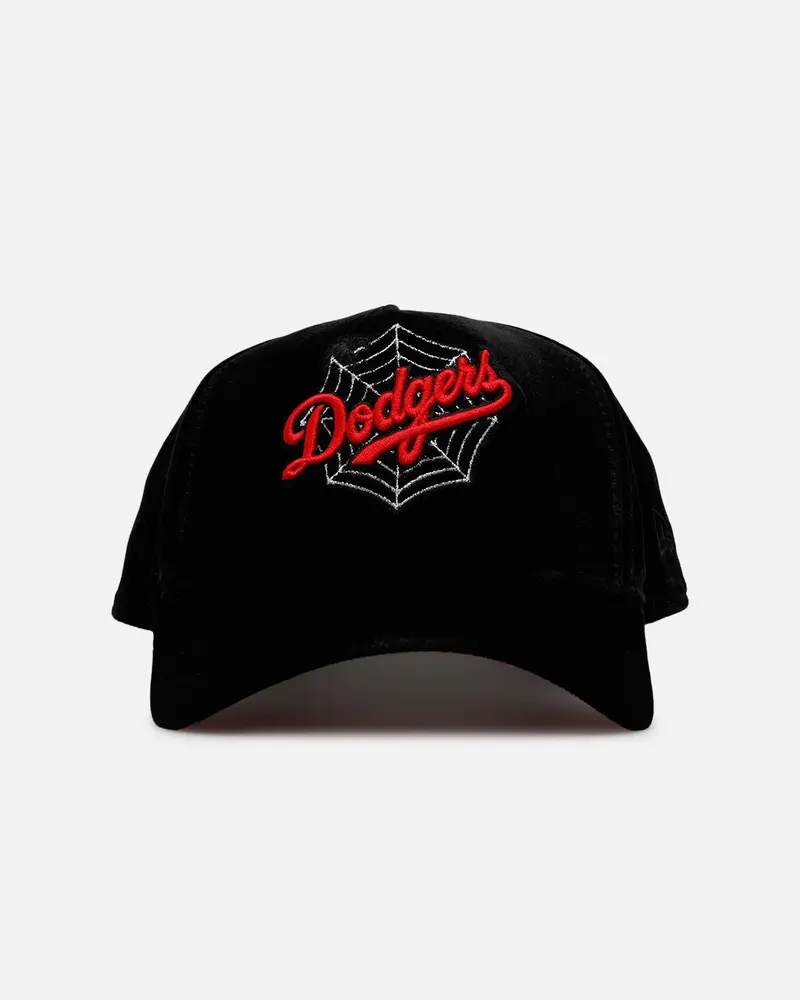 New Era Los Angeles Dodgers 'Spider Web' 9Forty A-Frame Snapback Black/Red 1