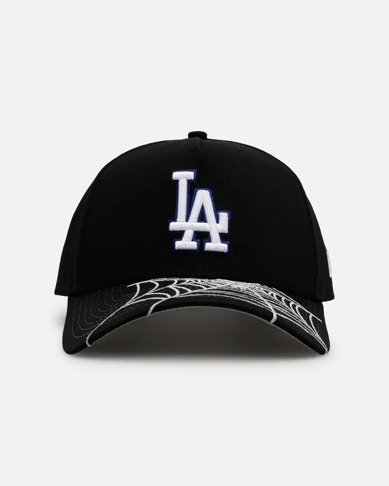 New Era Los Angeles Dodgers 'Spider Web Visor' 9Forty A-Frame Snapback Black 1