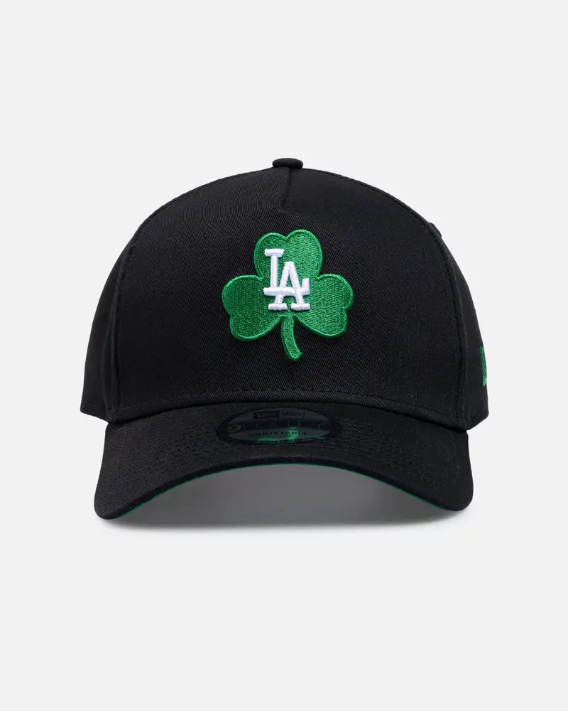 New Era Los Angeles Dodgers 'St.Patrick's Day' 9Forty A-Frame Snapback Black/Green 1