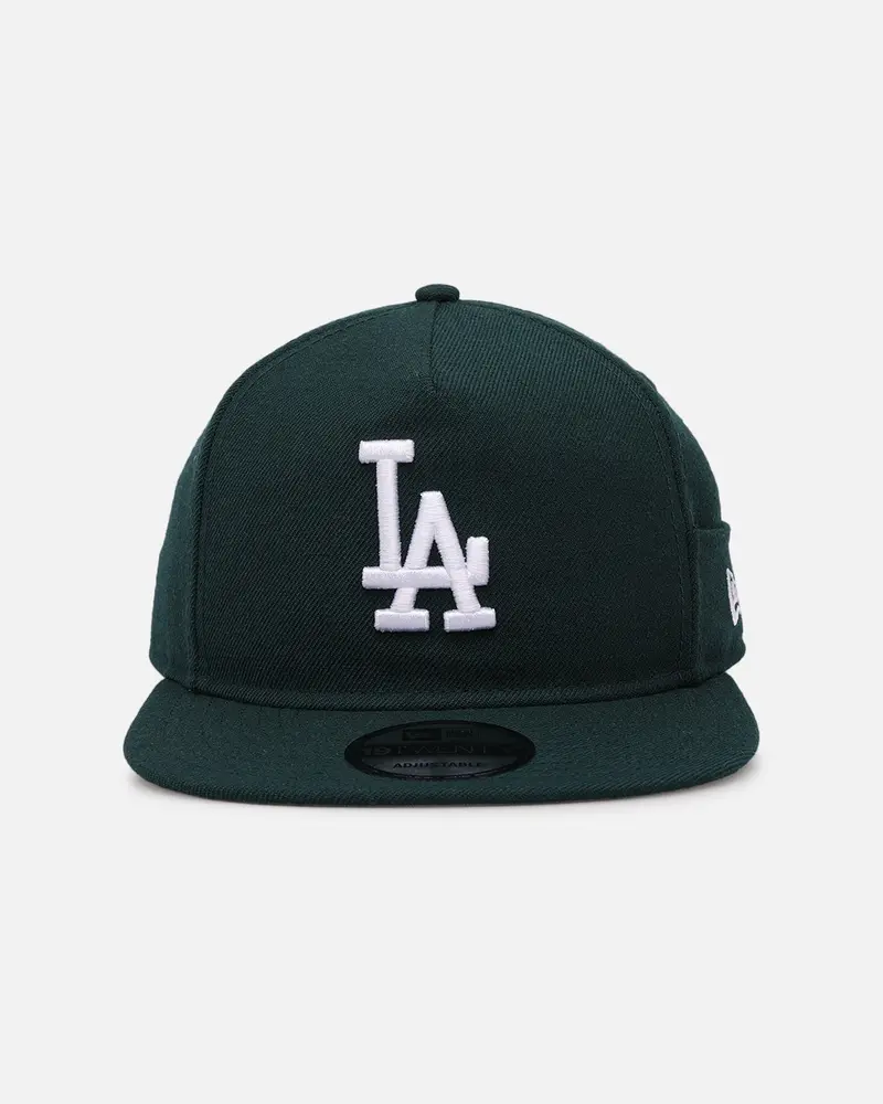 New Era Los Angeles Dodgers 'Stash Pocket' 19Twenty Snapback Dark Green 1
