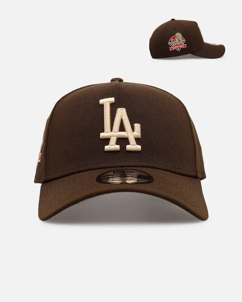 New Era Los Angeles Dodgers 'Stay Classy' 9Forty A-Frame Snapback Walnut 1