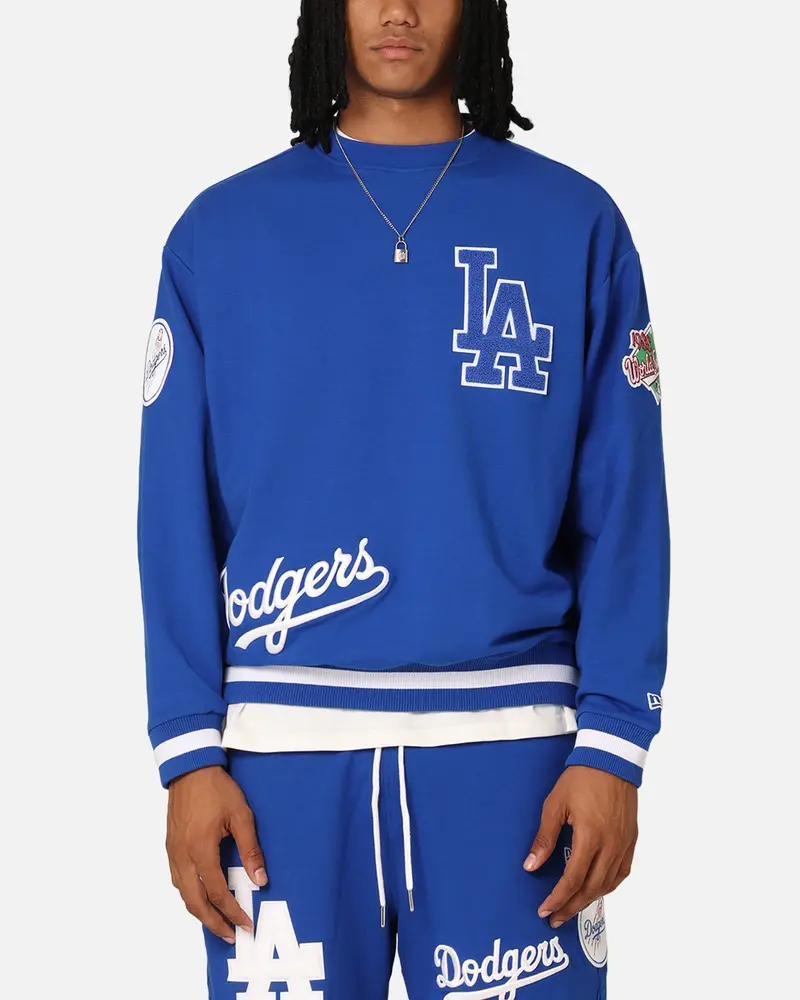 New Era Los Angeles Dodgers Sweater Bright Royal 1