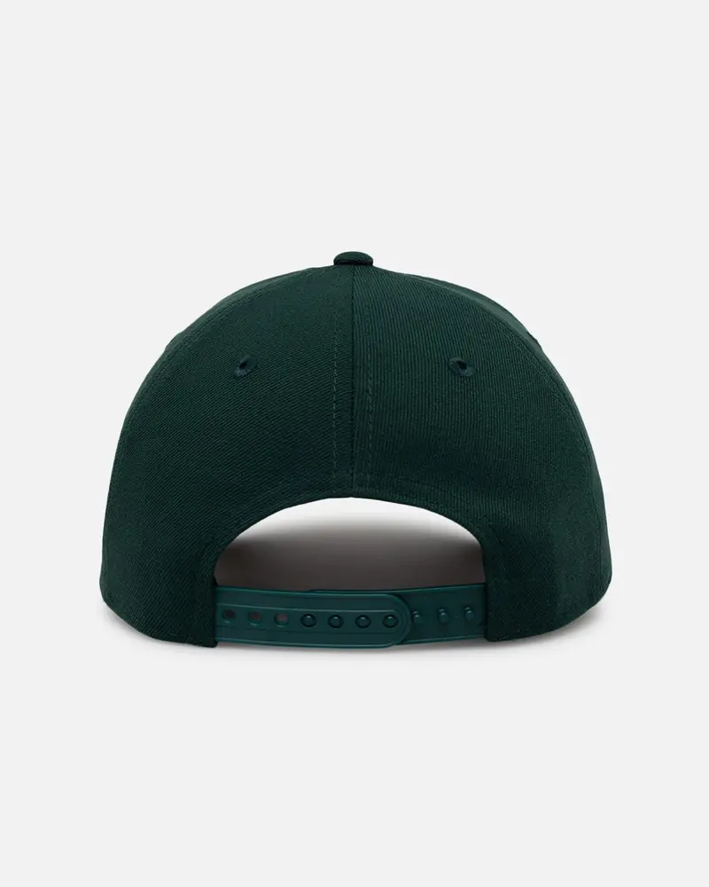 New Era Los Angeles Dodgers 'Upside Down La Logo' 9Forty A-Frame Snapback Dark Green 2
