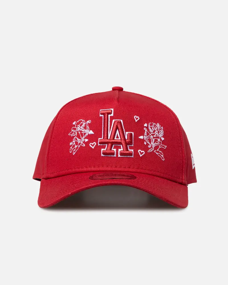 New Era Los Angeles Dodgers 'Valentines Day' 9Forty A-Frame Snapback Dark Red 1