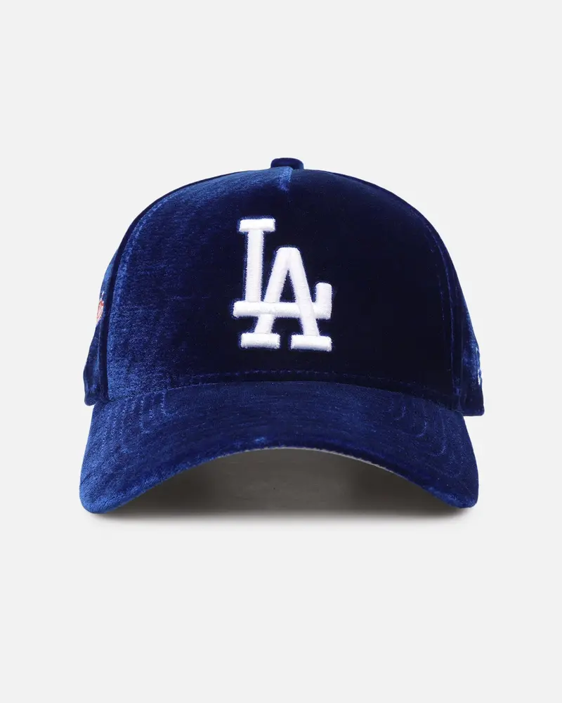 New Era Los Angeles Dodgers 'Velvet Official Team Color' 9Forty A-Frame Snapback Blue 1