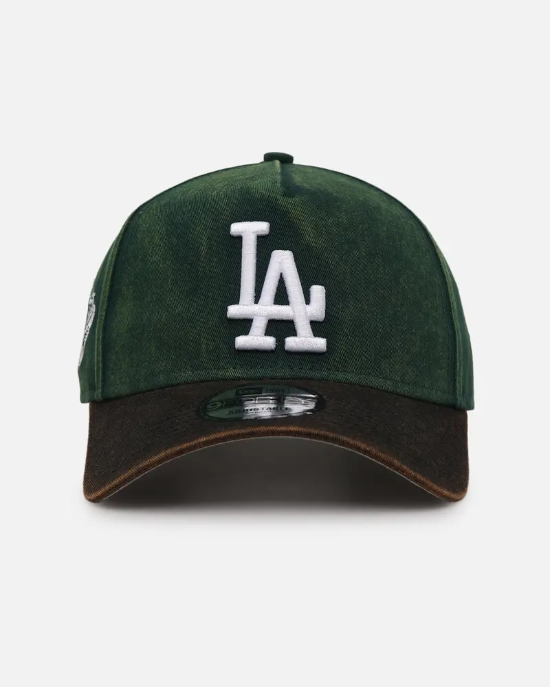 New Era Los Angeles Dodgers 'Washed Green' 9Forty A-Frame Strapback Green/Black 1