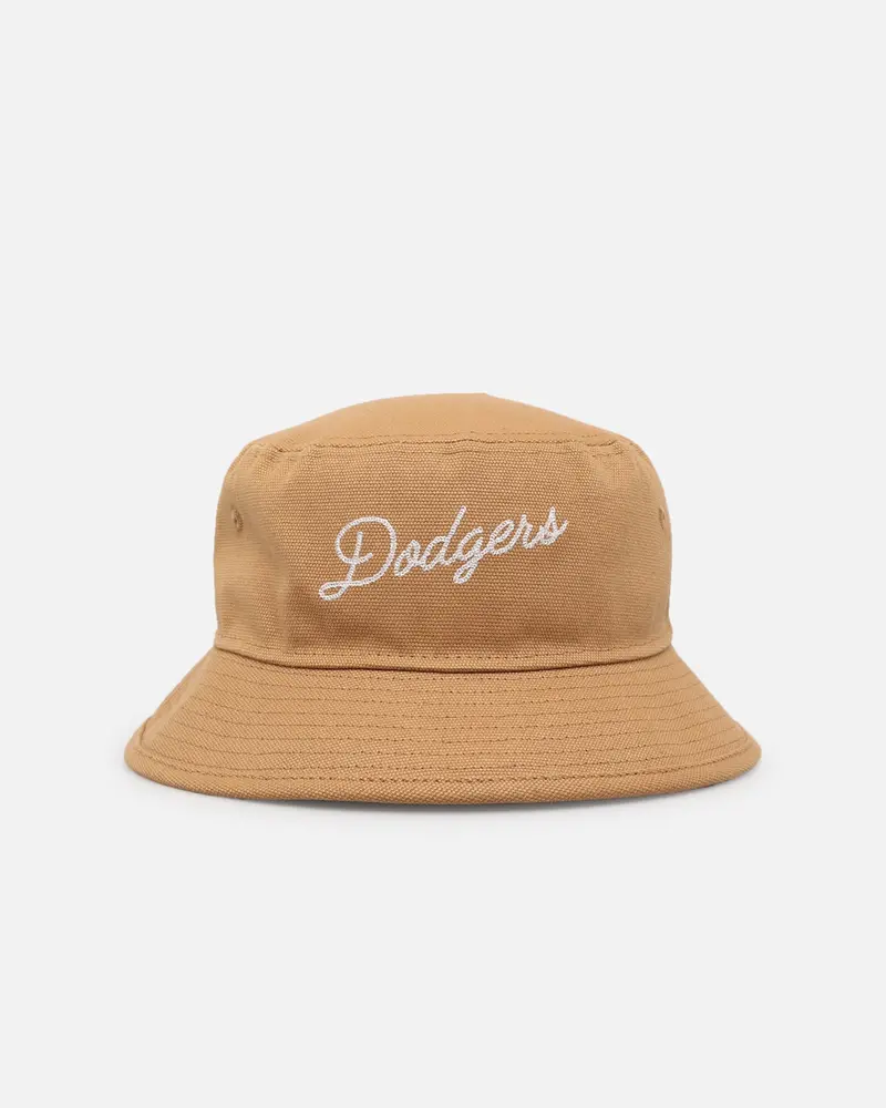 New Era Los Angeles Dodgers 'Wheat Duck Canvas' Bucket Hat Wheat 1