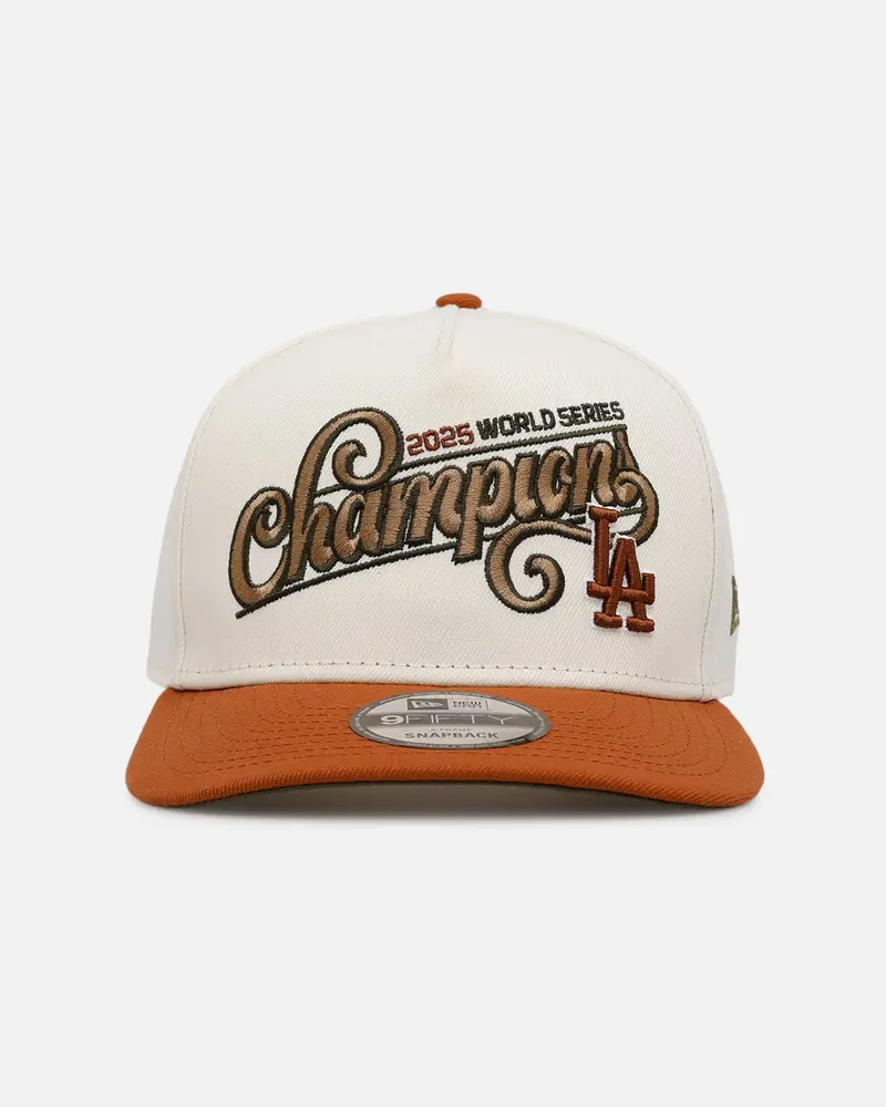 New Era Los Angeles Dodgers 'World Series Champs 2025' 9Fifty Snapback Brown 1