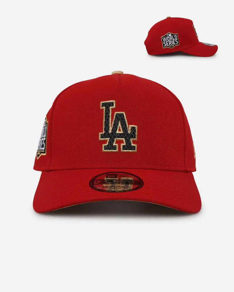 New Era Los Angeles Dodgers 'Year Of The Snake' 9Forty A-Frame Snapback Red/Gold 1