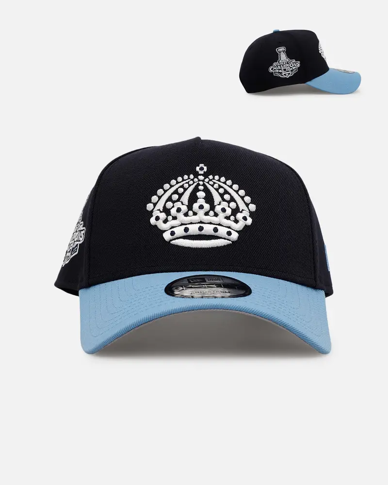 New Era Los Angeles Kings 'Ocean' 9Forty A-Frame Snapback Navy/Sky Blue 1