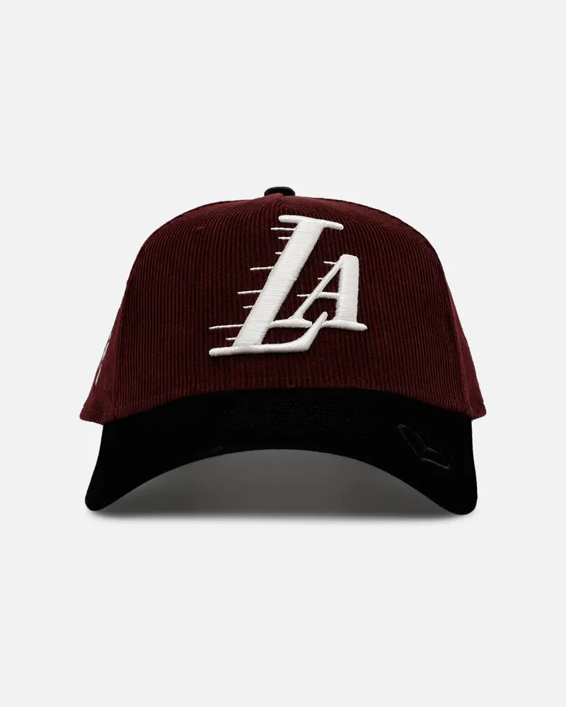 New Era Los Angeles Lakers 'Certified Lover 2.0' 9Forty A-Frame Snapback Maroon 1