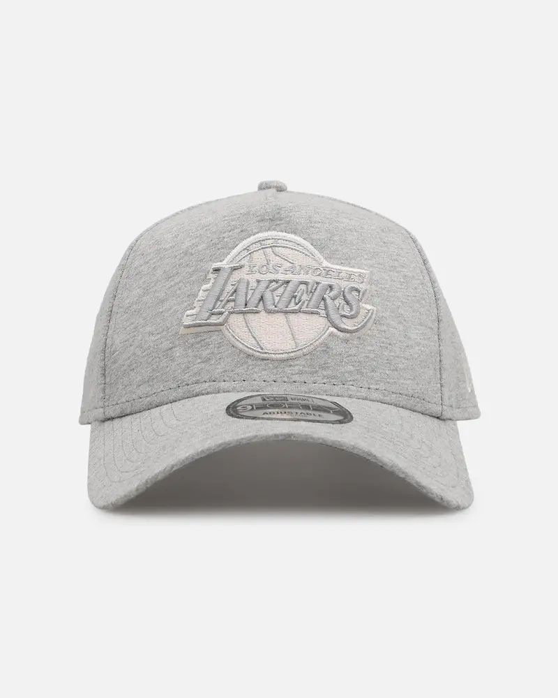 New Era Los Angeles Lakers 'Cozy' 9Forty A-Frame Strapback Heather Grey 1