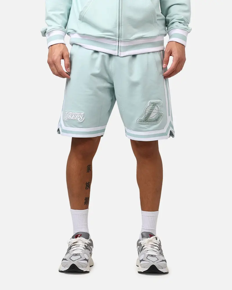 New Era Los Angeles Lakers 'Logo Select Mint' Shorts Mint/White 1