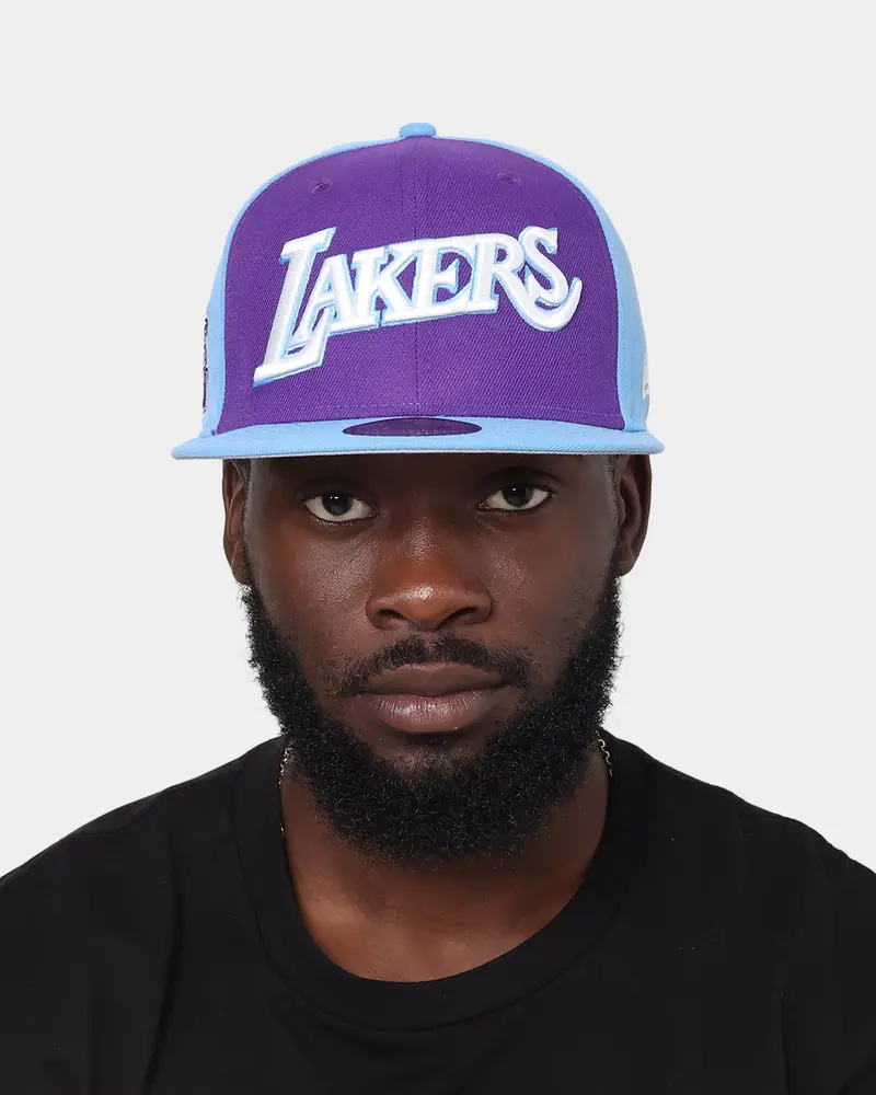 New Era Los Angeles Lakers 'Nba Authentics City Edition' 59Fifty Fitted Purple 2